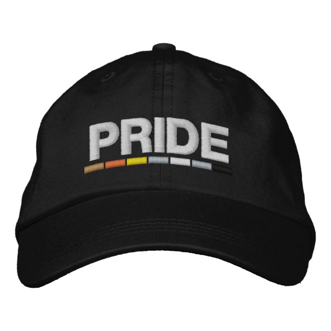 Casquette de baseball brodé de la fierté de l'ours (Devant)