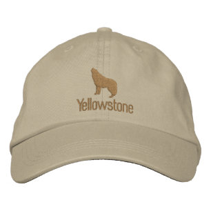 Casquette de baseball brodé de Yellowstone Wolf