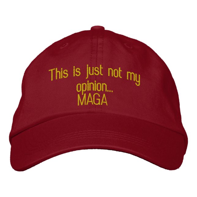 CASQUETTE de baseball brodé MAGA (Devant)
