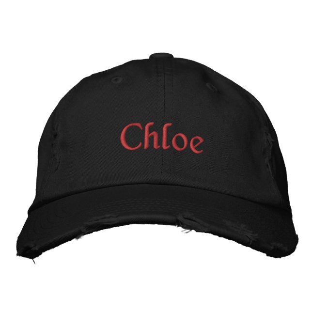 Casquette de baseball brodé personnalisé (Devant)
