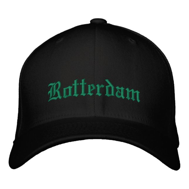 casquette de baseball brodé Rotterdam 010 (Devant)