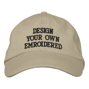 Casquette de baseball brodée kaki personnalisée