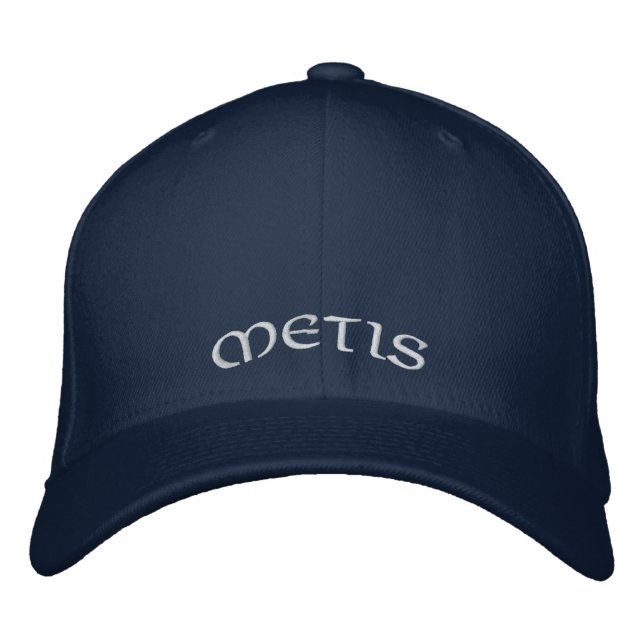 Casquette de baseball brodée Métis Chapeaux et cad (Devant)