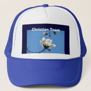Casquette de baseball Christian Team ! Fleurs de c