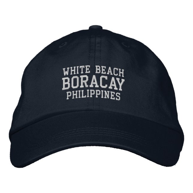 Casquette de baseball de Boracay Philippines (Devant)
