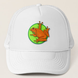 Casquette de baseball de la grenouille orange