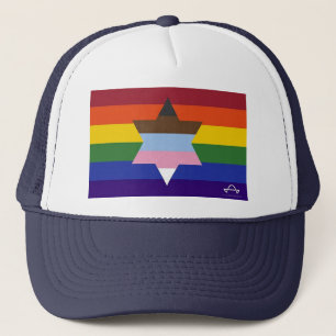 Casquette de baseball du drapeau de la fierté juiv