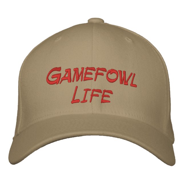 Casquette de baseball Gamefowl Life (Devant)