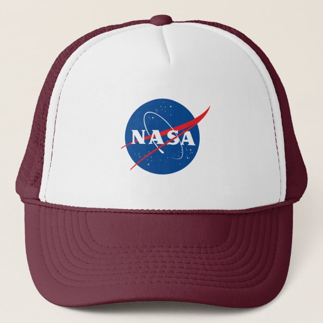 Casquette de baseball Iconique de la NASA (blanc/r (Devant)