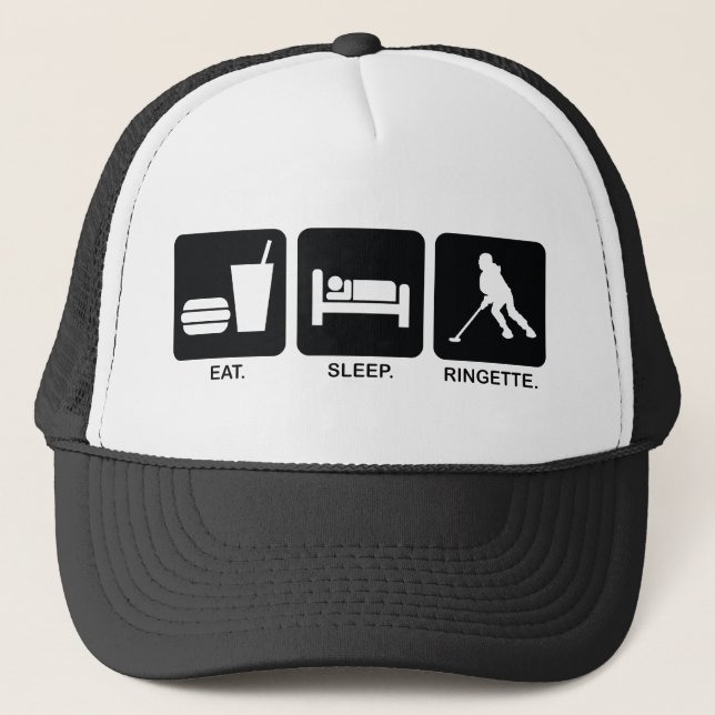 Casquette de baseball "mangez de sommeil de (Devant)
