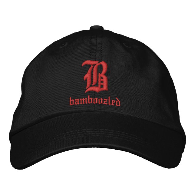 Casquette de baseball masculin Bamboozled - Noir/R (Devant)