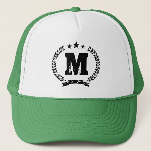 Casquette de baseball monogramme personnalisé | ca (Devant)