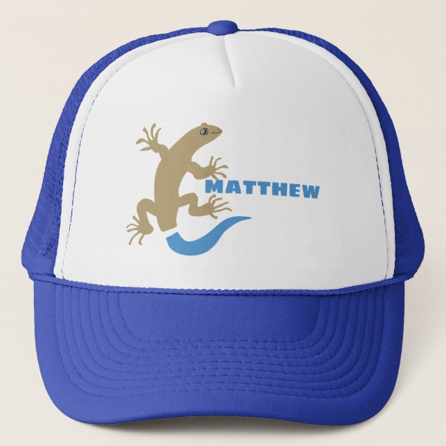 Casquette de baseball personnalisé Blue Tail Skink (Devant)