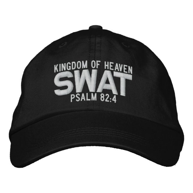 CASQUETTE de baseball personnalisé SWAT (Devant)