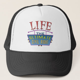 Casquette de baseball pour promouvoir la vie.