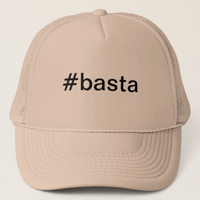 Casquette de #basta (Devant)