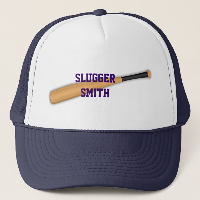 Casquette de batte de baseball. (Devant)