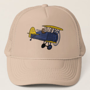 Casquette de biplan -- bleu