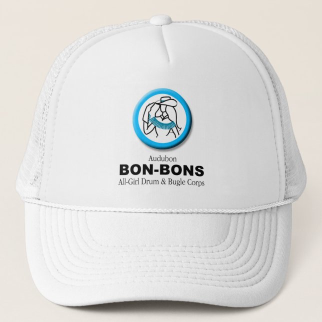 Casquette de bonbon dans le blanc avec le logo (Devant)