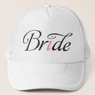 Casquette de boule de jeune mariée