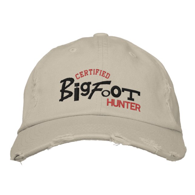 Casquette de broderie certifié BIGFOOT Hunter Hall (Devant)