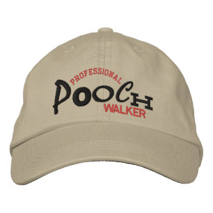 Casquette de broderie POOCH Walker professionnel