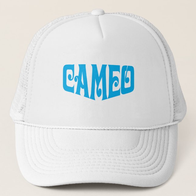 Casquette de camée avec le logo bleu (Devant)