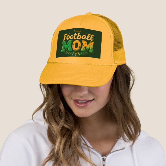 Casquette de camion maman de football (En situation)