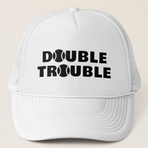 CASQUETTE de camionnette de tennis DOUBLE TROUBLE