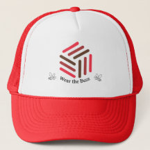 Casquette de camionnette rouge gras avec conceptio