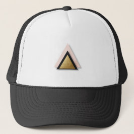 Casquette de camionneur à triangle géométrique mod