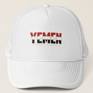 Casquette de camionneur à typographie du drapeau n