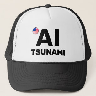 Casquette de camionneur AI Tsunami™ (Personnalisez