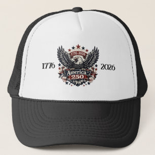 Casquette de camionneur America 250 Patriotic Eagl