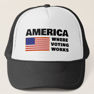 Casquette de camionneur America, Where Voting Work