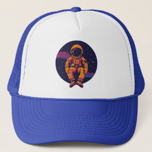 Casquette de camionneur astronaute – Graphique cos