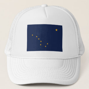 Casquette de camionneur au drapeau de l'Alaska
