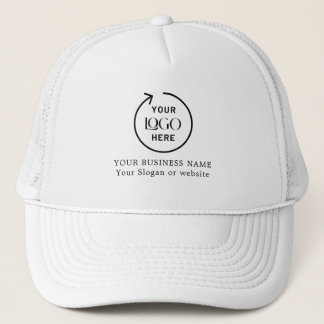 Casquette de camionneur avec logo de l'entreprise