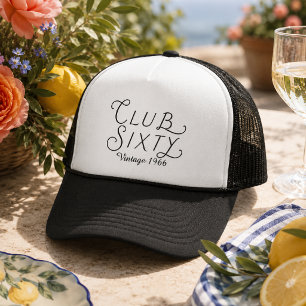 Casquette de camionneur Club Sixty Vintage Birthda