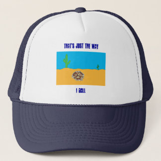 Casquette de camionneur d'amarante de roulement