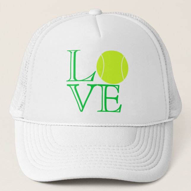 Casquette de camionneur d'amour de tennis (Devant)