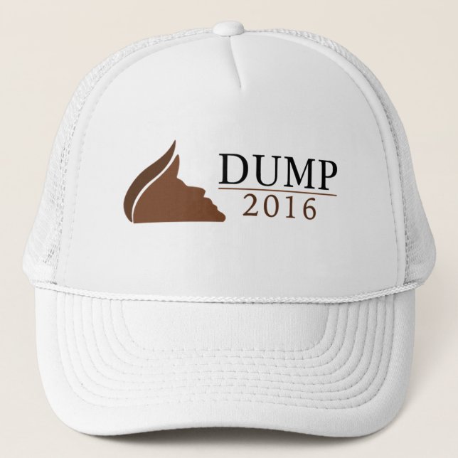 Casquette de camionneur d'atout d'Anti-Donald (Devant)
