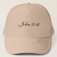 Casquette de camionneur de 3h16 de John