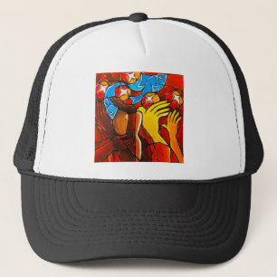 Casquette de camionneur de 5 poissons des pains 2
