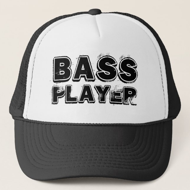 CASQUETTE DE CAMIONNEUR DE BASSISTE (Devant)