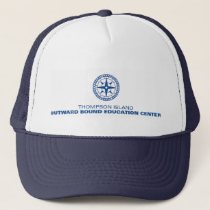 Casquette de camionneur de bleu marine d'île de