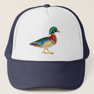 Casquette de camionneur de canard en bois
