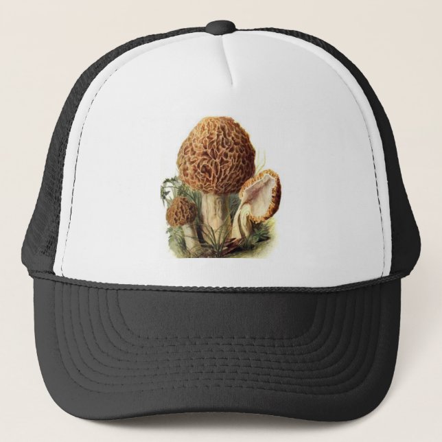 Casquette de camionneur de champignon de morelle (Devant)