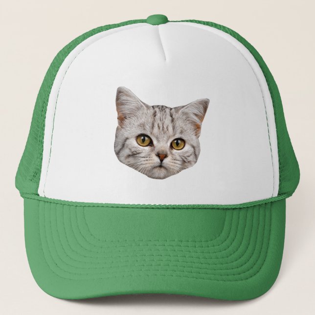 Casquette de camionneur de chat (Devant)