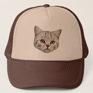 Casquette de camionneur de chat